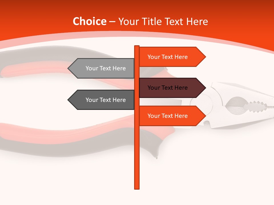 Jaw Crimper Clamp PowerPoint Template