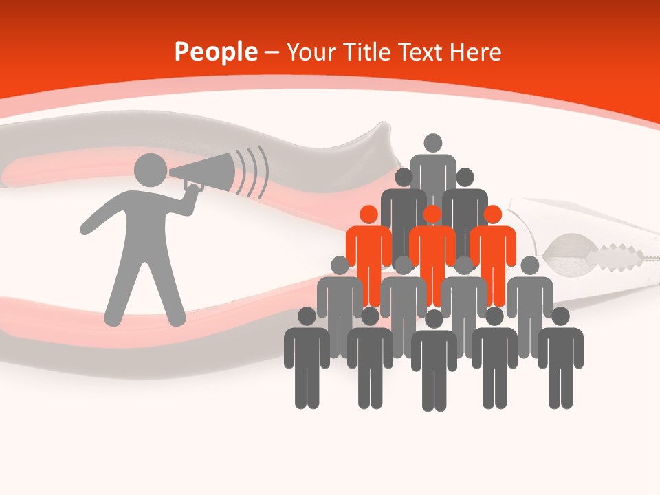 Jaw Crimper Clamp PowerPoint Template