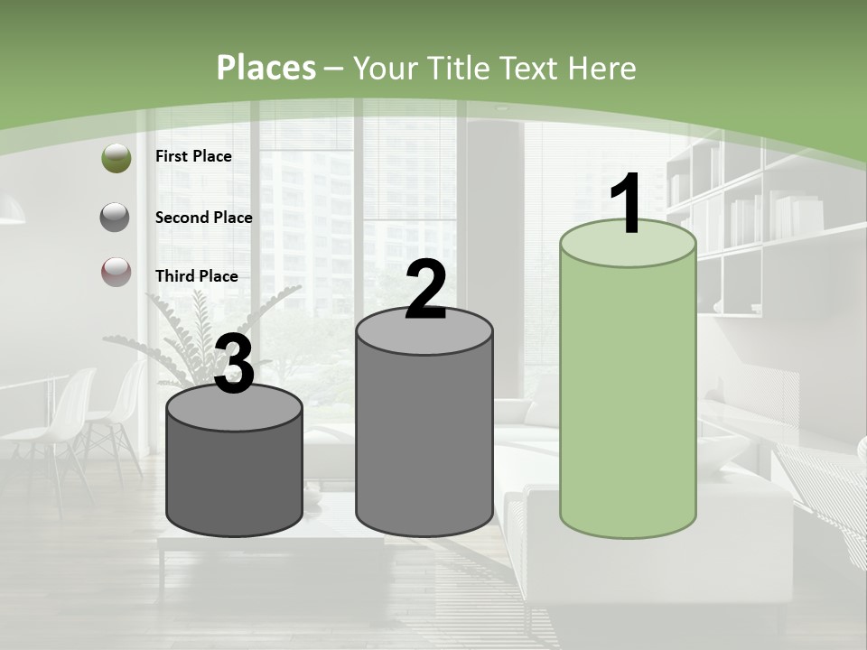 Couch Floor Property PowerPoint Template