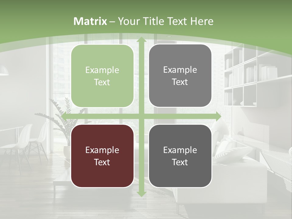 Couch Floor Property PowerPoint Template