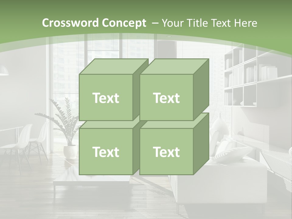 Couch Floor Property PowerPoint Template