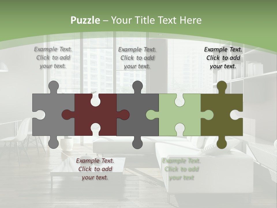 Couch Floor Property PowerPoint Template