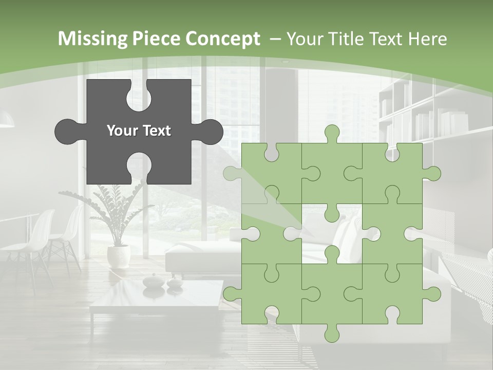 Couch Floor Property PowerPoint Template