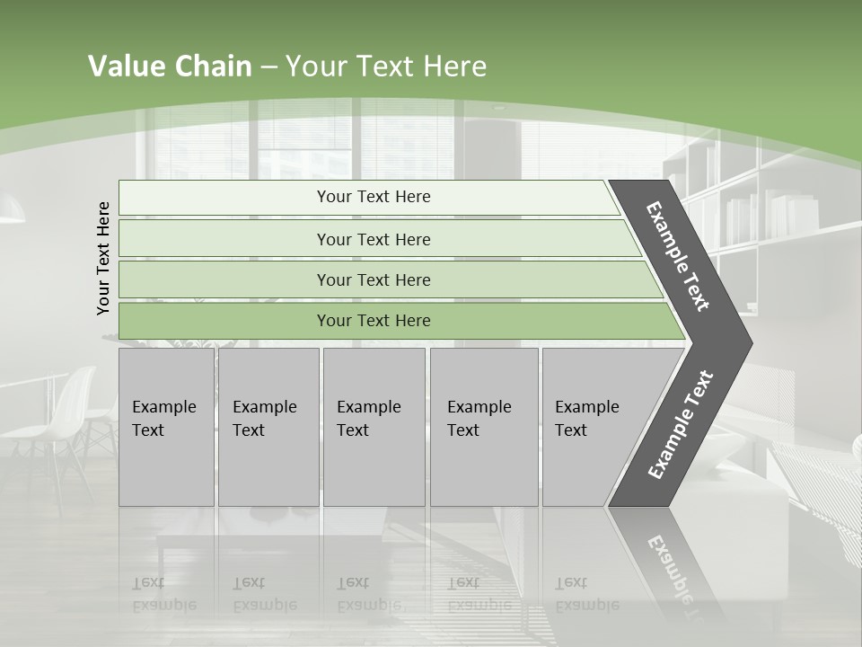 Couch Floor Property PowerPoint Template