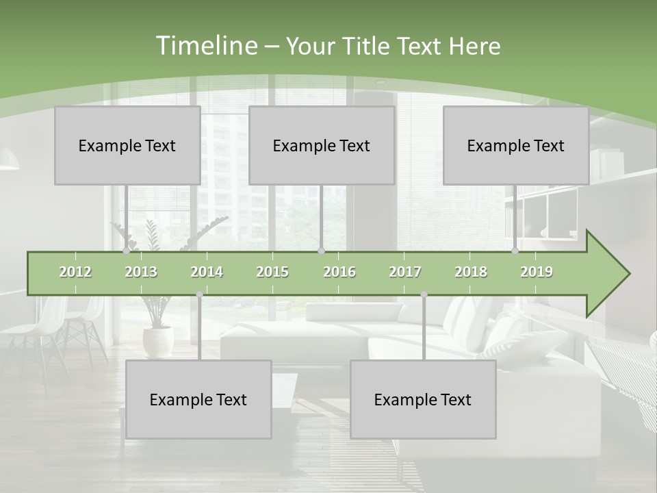 Couch Floor Property PowerPoint Template