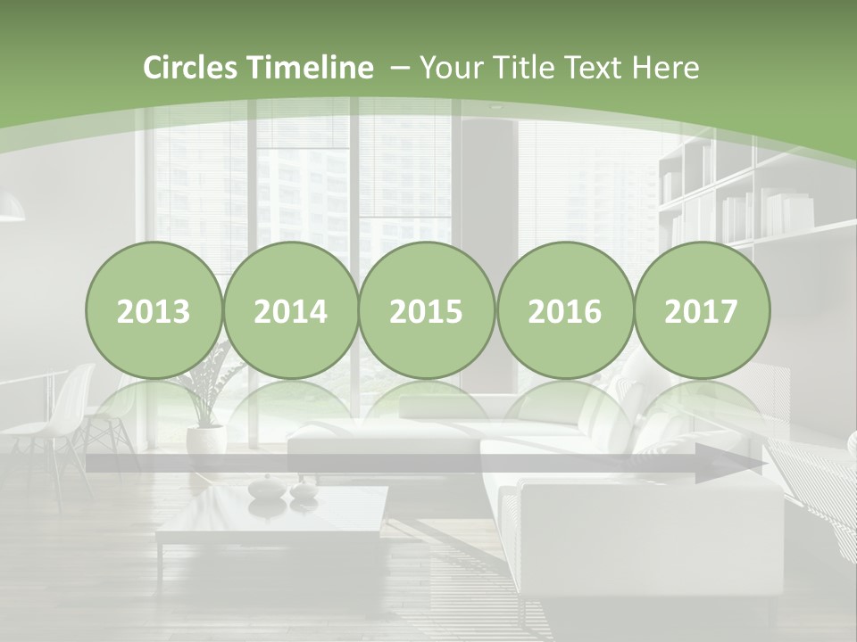 Couch Floor Property PowerPoint Template