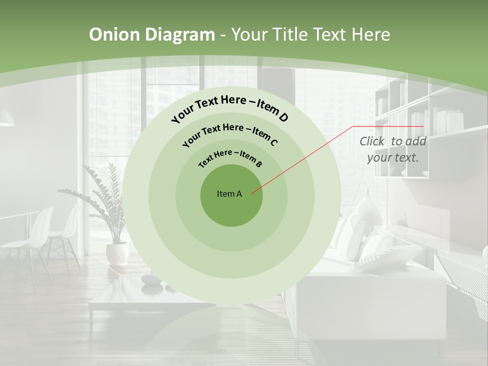 Couch Floor Property PowerPoint Template