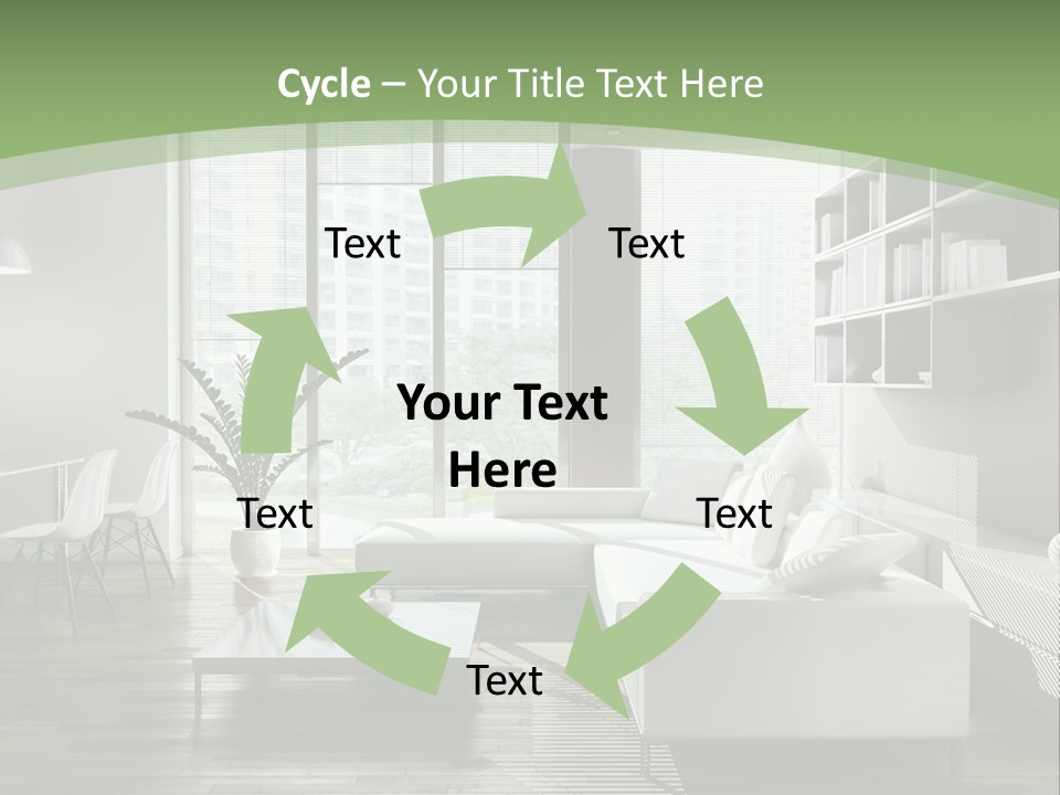 Couch Floor Property PowerPoint Template