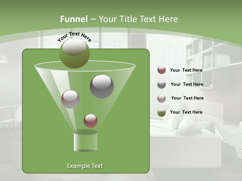 Couch Floor Property PowerPoint Template