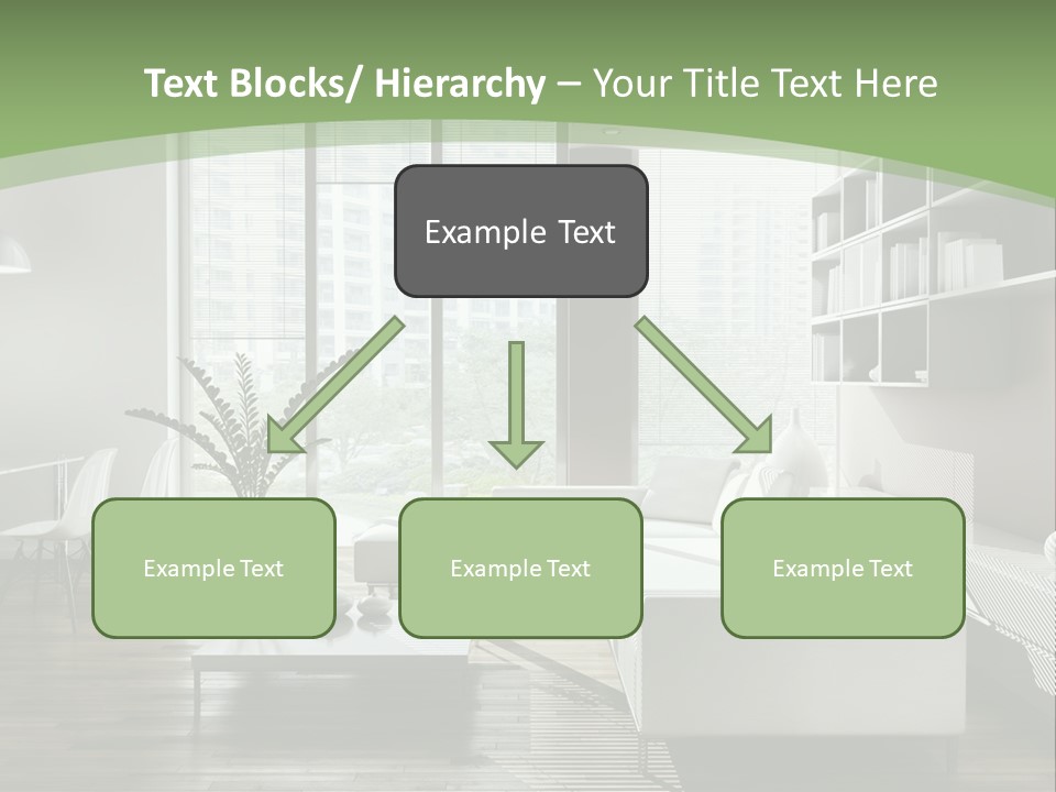 Couch Floor Property PowerPoint Template