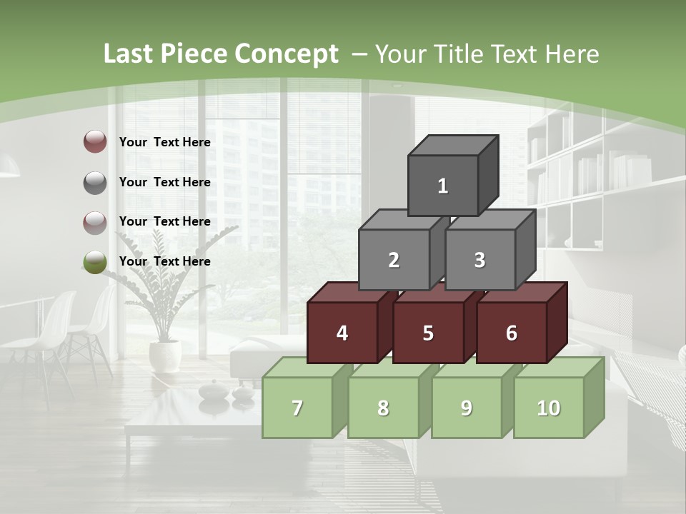 Couch Floor Property PowerPoint Template