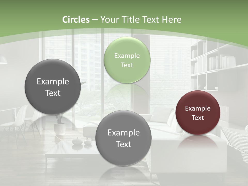 Couch Floor Property PowerPoint Template