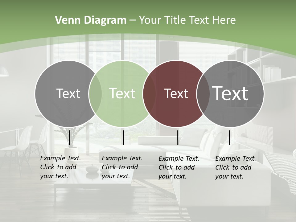 Couch Floor Property PowerPoint Template