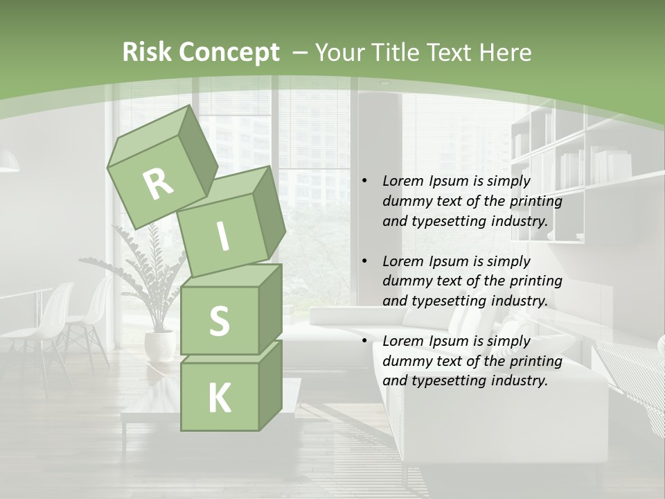 Couch Floor Property PowerPoint Template