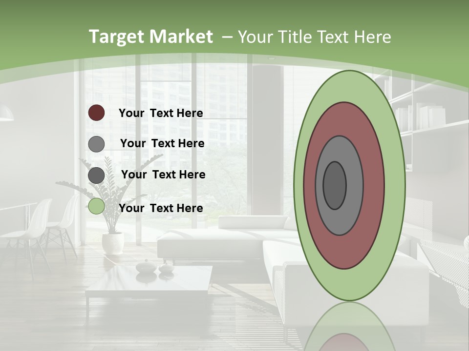 Couch Floor Property PowerPoint Template