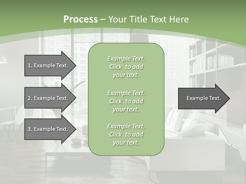 Couch Floor Property PowerPoint Template