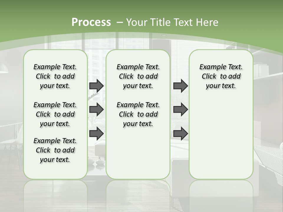 Couch Floor Property PowerPoint Template
