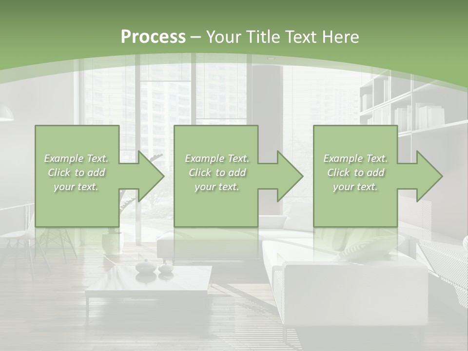 Couch Floor Property PowerPoint Template