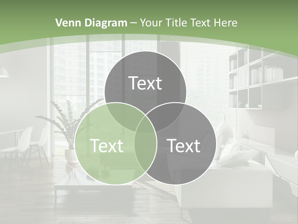 Couch Floor Property PowerPoint Template