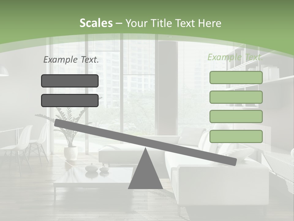 Couch Floor Property PowerPoint Template