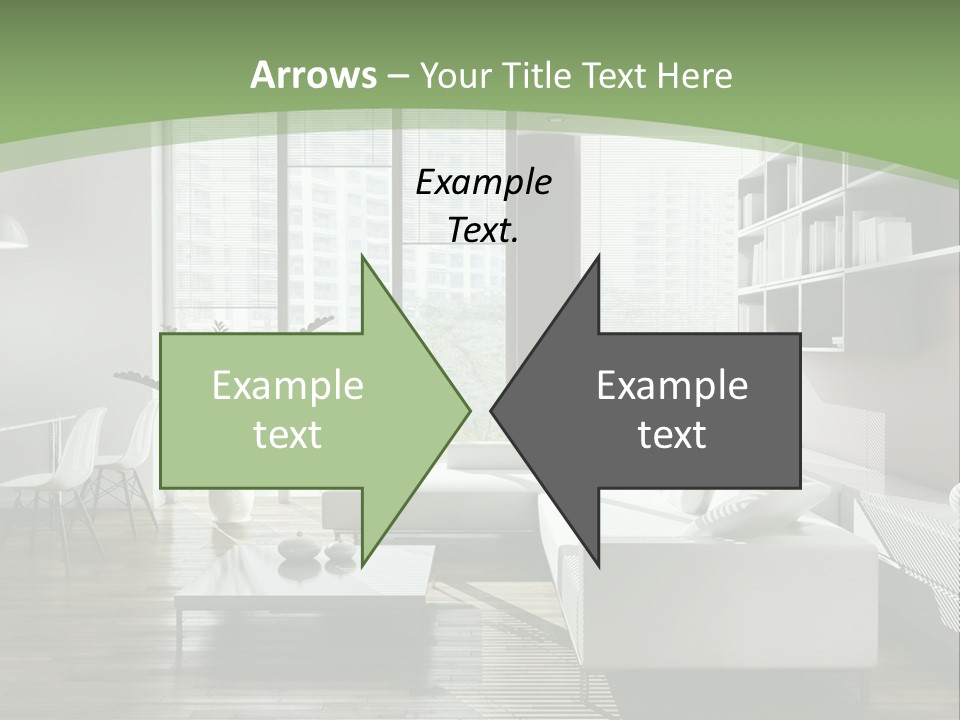 Couch Floor Property PowerPoint Template