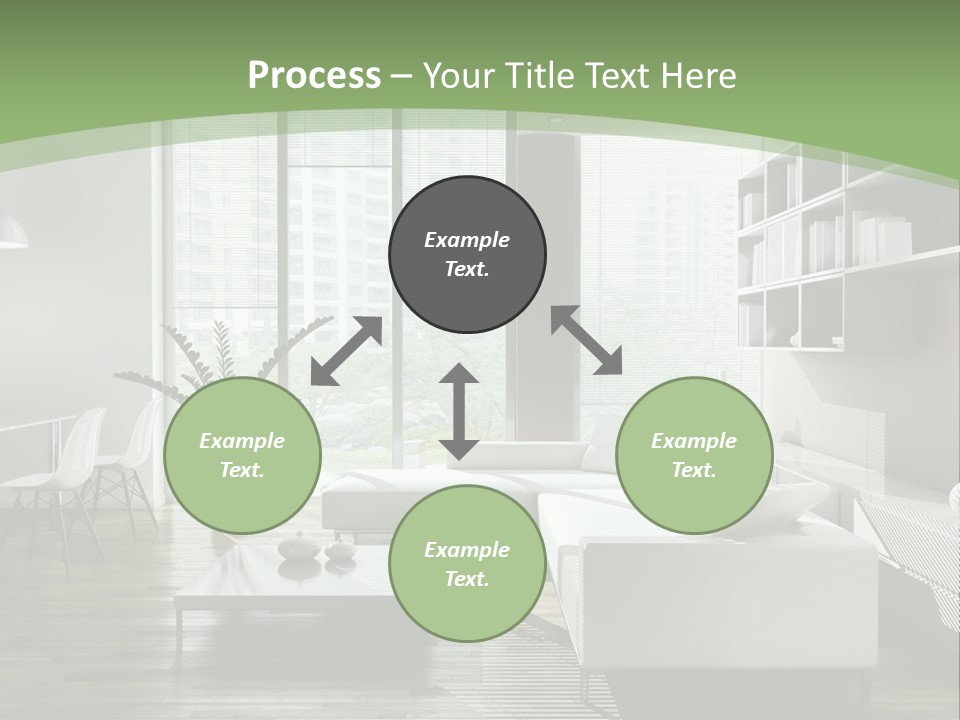 Couch Floor Property PowerPoint Template