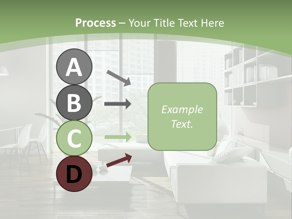 Couch Floor Property PowerPoint Template