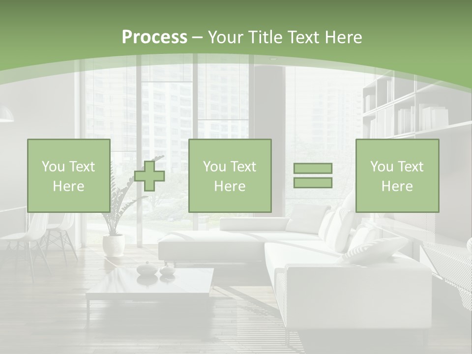 Couch Floor Property PowerPoint Template
