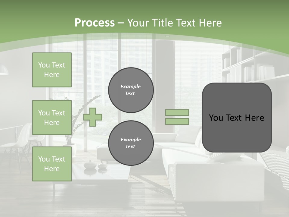 Couch Floor Property PowerPoint Template