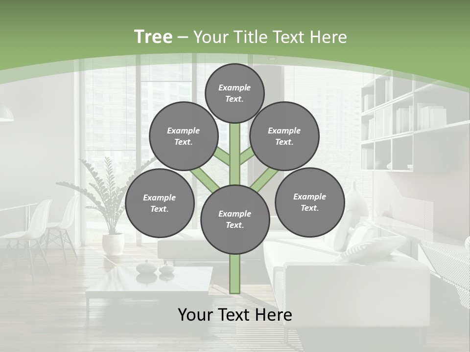Couch Floor Property PowerPoint Template