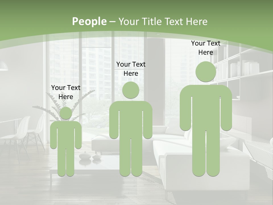 Couch Floor Property PowerPoint Template