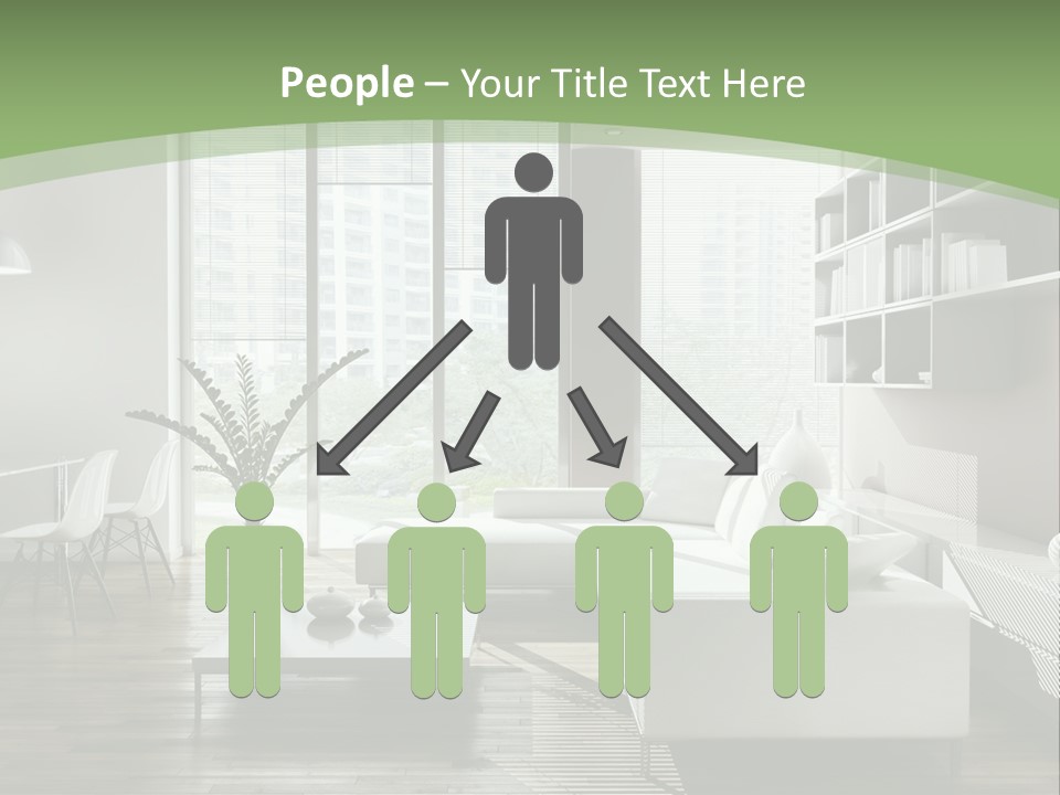 Couch Floor Property PowerPoint Template