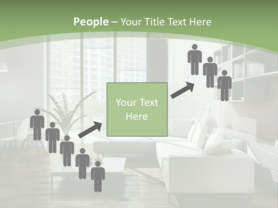 Couch Floor Property PowerPoint Template