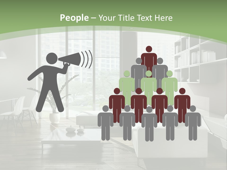 Couch Floor Property PowerPoint Template