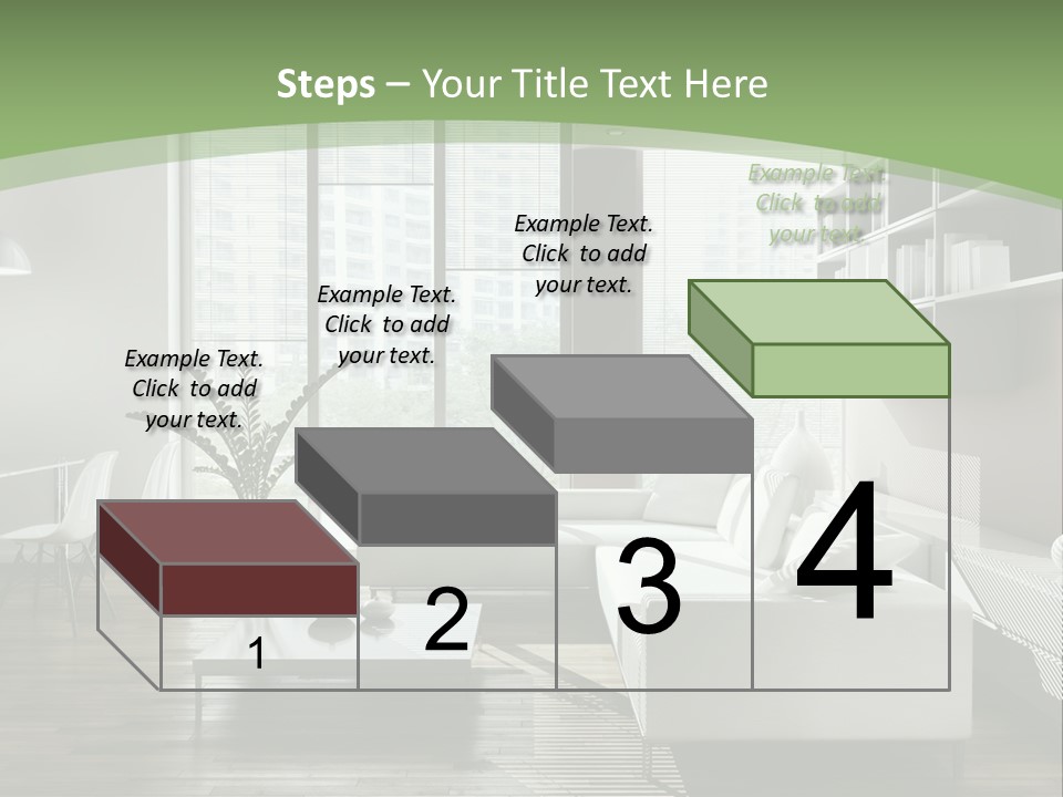 Couch Floor Property PowerPoint Template