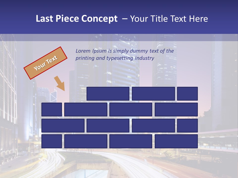 Bridge Business Cityscape PowerPoint Template