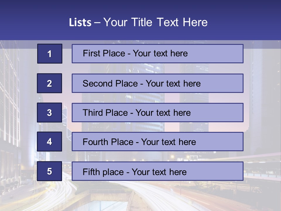 Bridge Business Cityscape PowerPoint Template