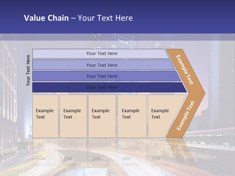 Bridge Business Cityscape PowerPoint Template