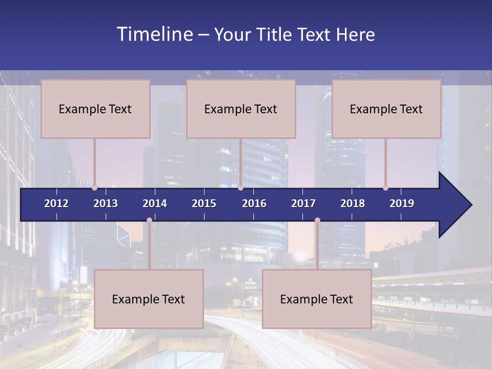 Bridge Business Cityscape PowerPoint Template