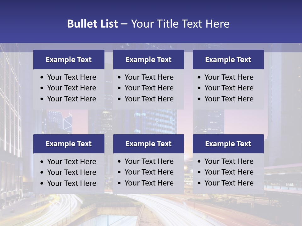 Bridge Business Cityscape PowerPoint Template