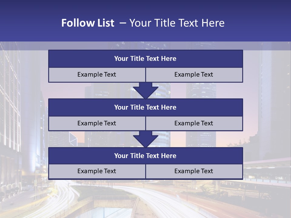 Bridge Business Cityscape PowerPoint Template