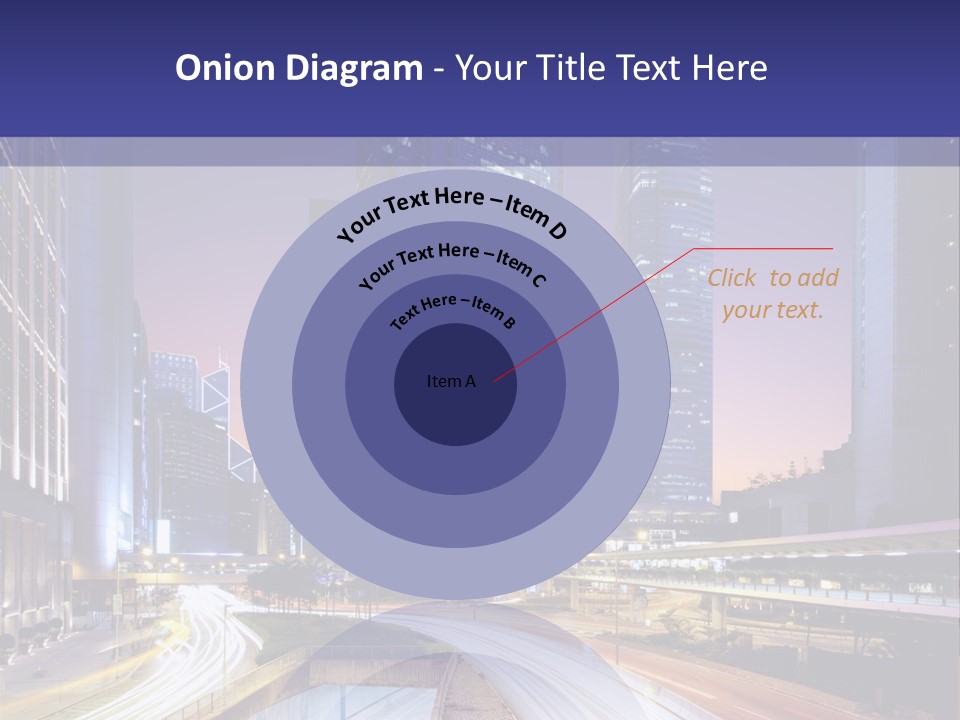 Bridge Business Cityscape PowerPoint Template