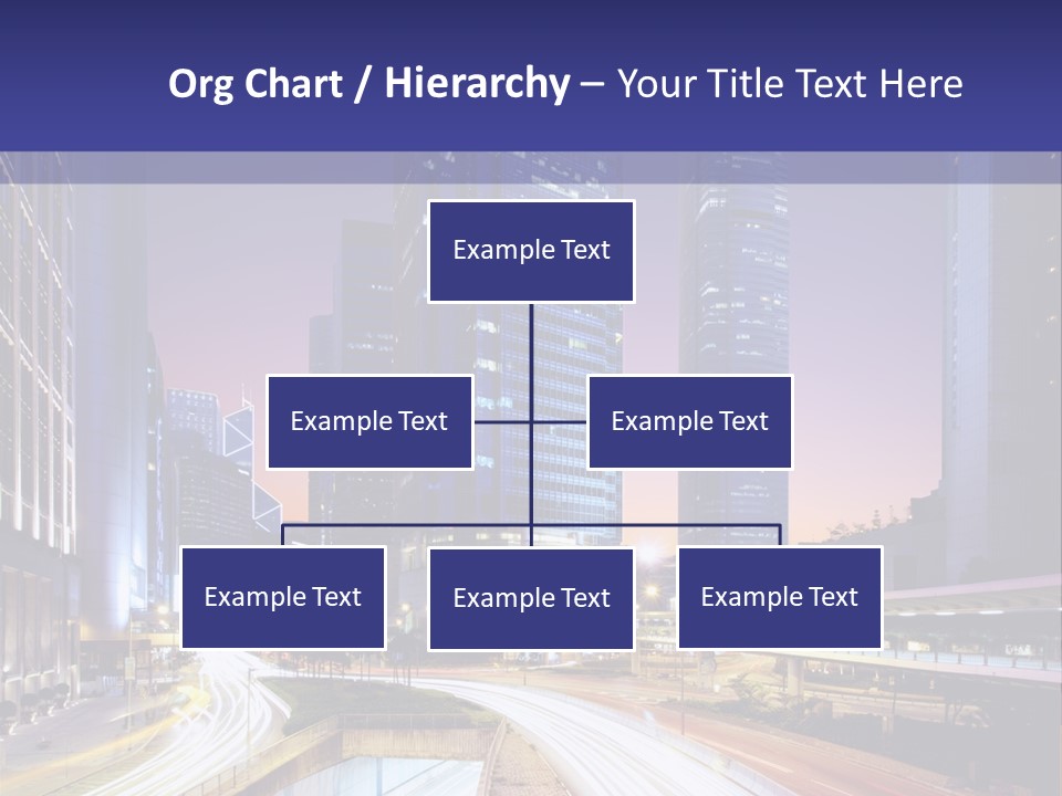 Bridge Business Cityscape PowerPoint Template