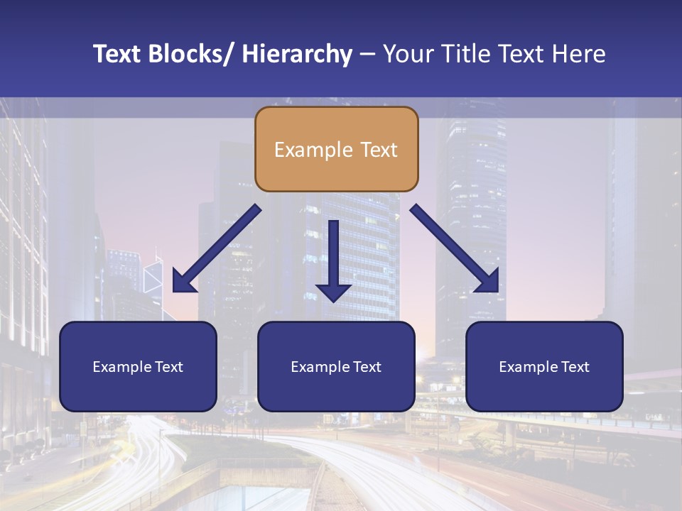 Bridge Business Cityscape PowerPoint Template