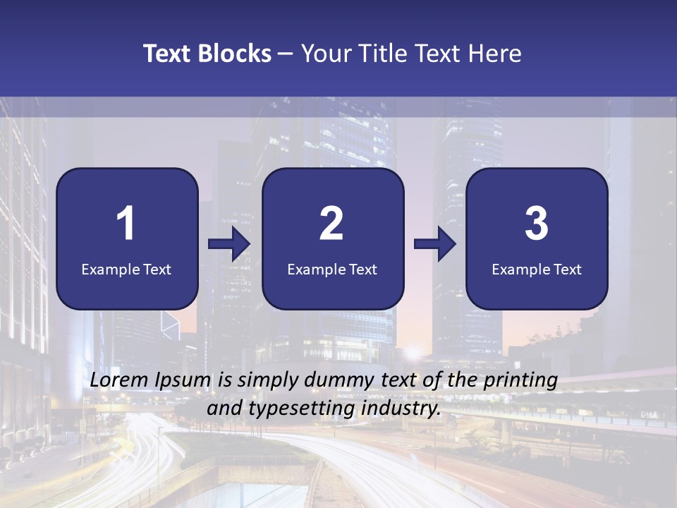 Bridge Business Cityscape PowerPoint Template
