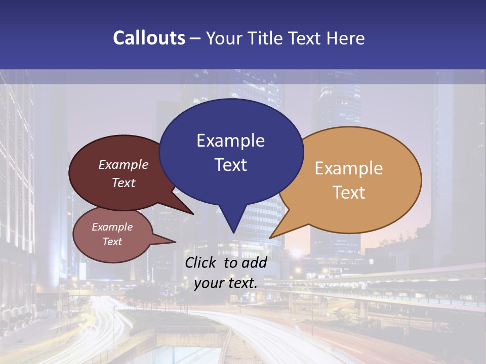 Bridge Business Cityscape PowerPoint Template