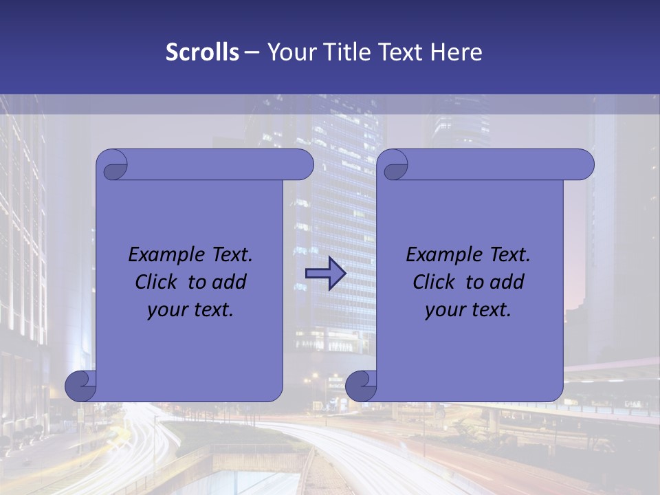 Bridge Business Cityscape PowerPoint Template