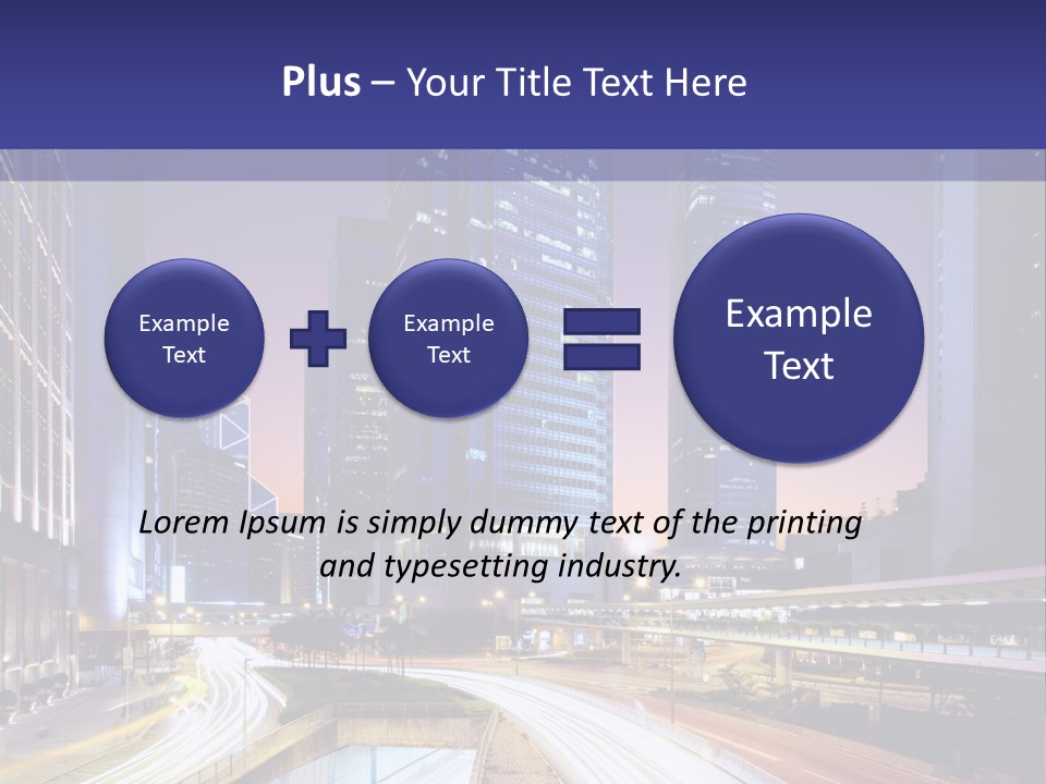 Bridge Business Cityscape PowerPoint Template