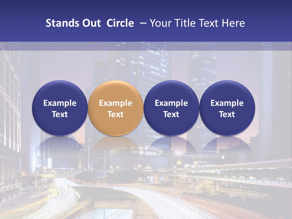 Bridge Business Cityscape PowerPoint Template