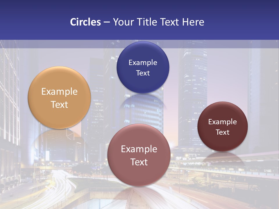 Bridge Business Cityscape PowerPoint Template